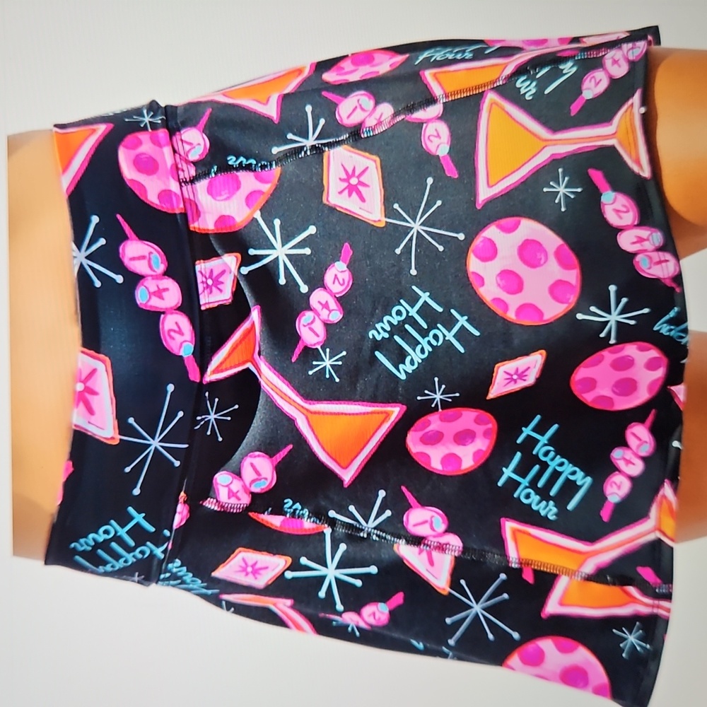 Pickleball Bella Aline Skort-Martini 2-4-1 Happy Hr szM